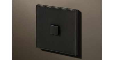 Выключатель Lithoss Matt black 9011