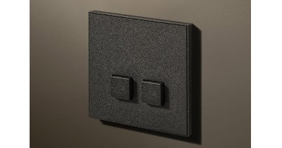 Выключатель Lithoss Textured Black