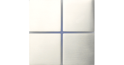 Sentido лицевая панель 4 - клавишная - brushed nickel