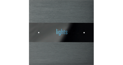 Лицевая панель терморегулятора Deseo  - KNX/EIB (brushed dark grey)