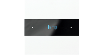 Лицевая панель терморегулятора Deseo  - KNX/EIB (satin white)