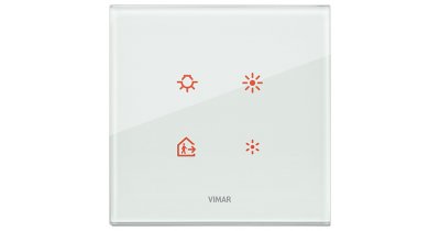 VIMAR TACTIL НАКЛАДКА ДЛЯ 2 МОДУЛЕЙ, TACTIL, АКВА