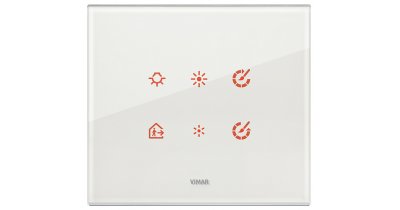 VIMAR TACTIL НАКЛАДКА ДЛЯ 3 МОДУЛЕЙ, TACTIL, БЕЛЫЙ БРИЛЛИАНТ