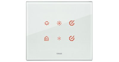 VIMAR TACTIL НАКЛАДКА ДЛЯ 3 МОДУЛЕЙ, TACTIL, АКВА