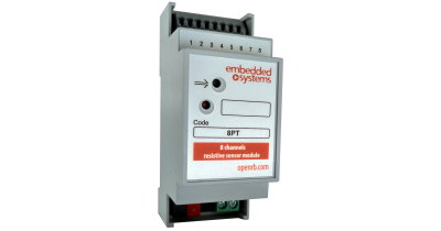 Embedded Systems Контроллер 8-ми датчиков температуры Pt100/1000 (PT8)