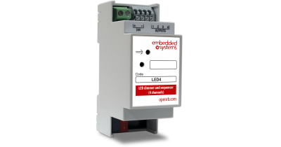 Embedded Systems LED4 Driver Light Диммер и секвенсор световых сцен  (LED4-KNXvL)