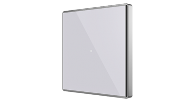 Емкостный выключатель Square TMD 1 с 1 многофункциональной кнопкой, Серебро