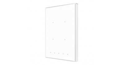 Емкостный выключатель Square TMD PLUS с 4 многофункциональными кнопками и 5 дополнительными кнопками, Белый