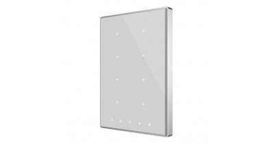 Емкостный выключатель Square TMD PLUS с 8 многофункциональными кнопками и 5 дополнительными кнопками, Серебро