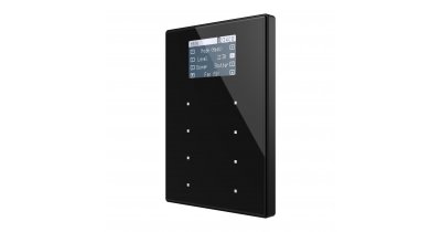 Комнатный контроллер TMD-Display с дисплеем 1,8" и подсветкой, Антрацит