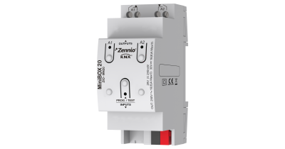 Zennio MINiBOX 25 Многофункциональный актуатор. 2вых. х 16А/5вх.