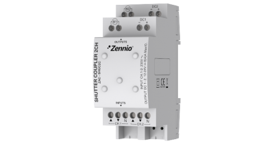 Zennio Shutter Coupler 2CH AC/DC адаптер для жалюзийных актуаторов.
