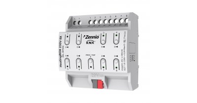 Zennio HeatingBOX 230Vv 8X Актуатор для водяных климатических систем.