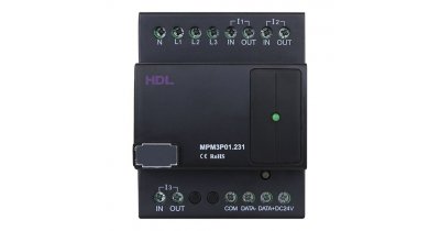 HDL 3-фазный 1-канальный цифровой счетчик электроэнергии для шины HDL