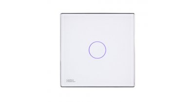 1-клавишная сенсорная Smart панель KNX, LED индикация, EU стандарт