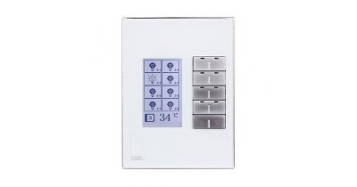 Клавишная настенная панель KNX с экраном DLP, австралийский/US стандарт