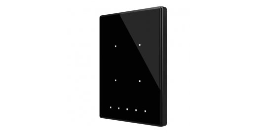 Емкостный выключатель Square TMD PLUS с 4 многофункциональными кнопками и 5 дополнительными кнопками, Антрацит