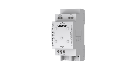 Zennio Shutter Coupler 1CH AC/DC адаптер для жалюзийных актуаторов.