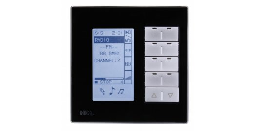 Клавишная настенная панель KNX с экраном DLP, EU стандарт