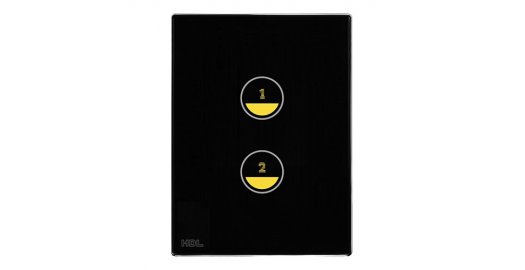 2-клавишная сенсорная Smart панель KNX, LED индикация, австралийский/US стандарт